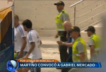 Martino convocó a Mercado para el partido ante Colombia