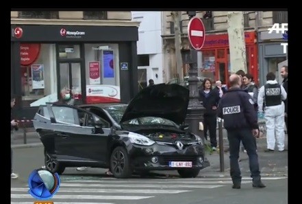 Paris: hallan un auto usado por los terroristas