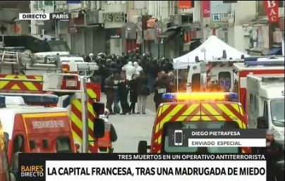 Francia: una mujer se inmoló en medio de un operativo antiterrorista