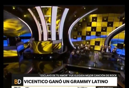 Vicentico ganó un Gramy Latino
