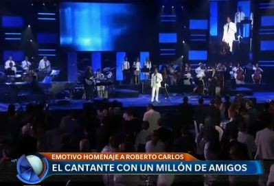 Un homenaje al cantante con un millón de amigos