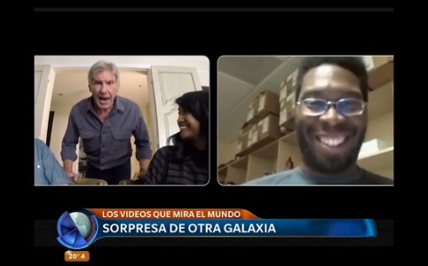 Harrison Ford sorprende a fans de Star Wars y más videos que mira el mundo
