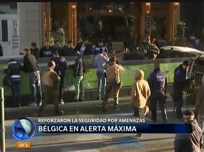 Bélgica en alerta máxima