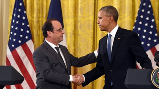 Hollande: "Obama me prometió apoyo ilimitado"
