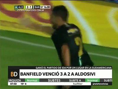 Banfield ganó en Mar del Plata por la Liguilla Pre Sudamericana