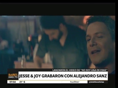 Jesse & Joy grabaron con Alejandro Sanz