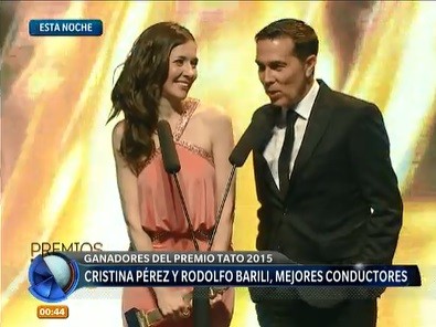 Premios Tato: Rodolfo y Cristina, mejores conductores de Noticiero