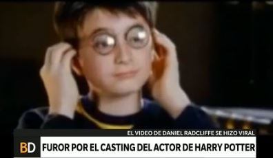 El casting de Daniel Radcliffe para el papel de Harry Potter