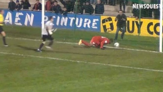 Polémico gol marcado en la Copa de Francia