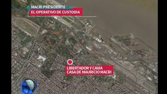Macri Presidente: el operativo de custodia