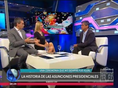 "A Yrigoyen lo llevó la gente en una carroza zigzagueante"