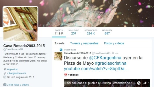 Twitter le quitó la verificación a la cuenta de la Casa Rosada