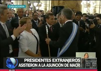 Presidentes extranjeros asistieron a la asunción de Macri