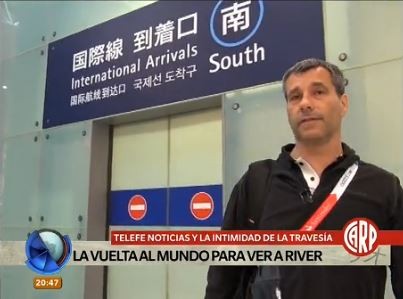 La vuelta al mundo para ver a River