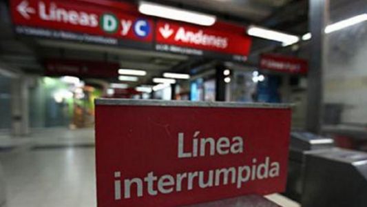 No funciona la línea B de subtes