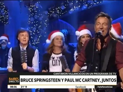 Un villancico con Bruce Springsteen y Paul McCartney