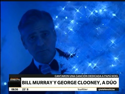 Bill Murray, George Clooney en un especial navideño de Netflix