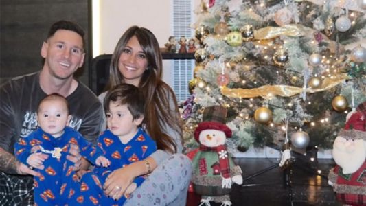 Fotos: la Navidad de los futbolistas argentinos