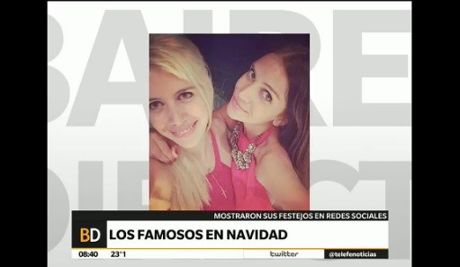 Los famosos festejan Navidad también en las redes sociales