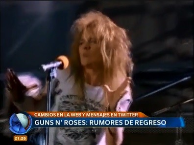 Rumores por el posible regreso de Guns N' Roses