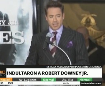Indultaron a Robert Downey Junior