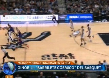 Ginóbili: el "barrilete cósmico" del básquet