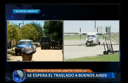 El Ministerio de Seguridad le confirmó al juez la detención de los prófugos