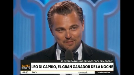Leo Di Caprio, el gran ganador de la noche