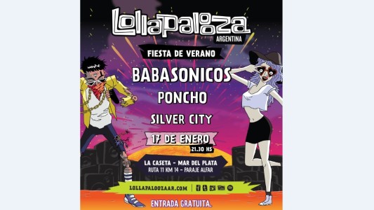 La fiesta del  Lollapalooza llega este fin de semana a Mar del Plata