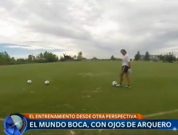 El mundo Boca, con ojos de arquero
