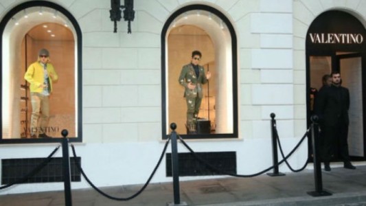 Ben Stiller y Owen Wilson, los maniquíes vivientes de la vidriera de Valentino