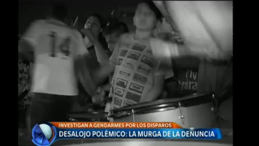 Desalojo polémico: la murga de la denuncia