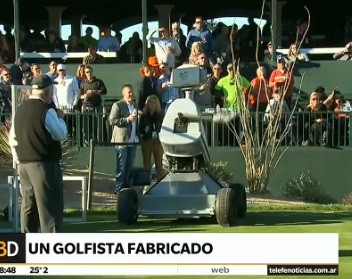 Un robot que juega al golf