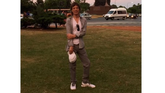 La foto de Mick Jagger en Palermo que se viralizó en las redes sociales