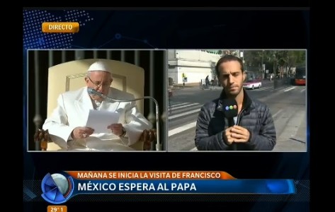 Telefe Noticias en México, a la espera del Papa