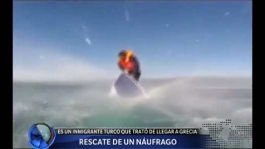 Rescate de un náufrago