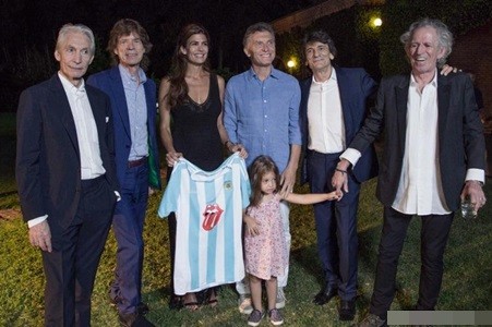 Macri se dio el gusto y recibió a los Stones