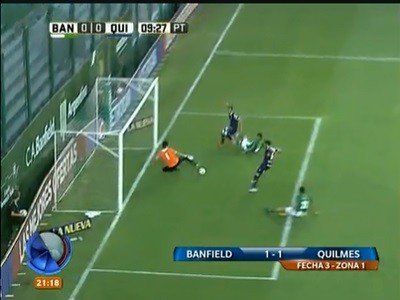 Empataron Banfield y Quilmes 1 a 1