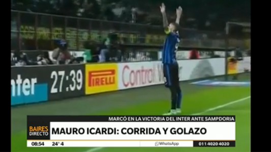 Mauro Icardi: corrida y golazo