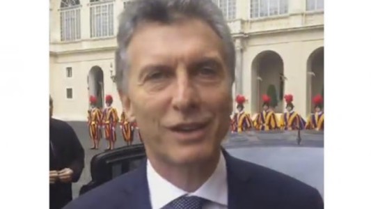 Video de Facebook: qué dijo Macri tras la reunión con el Papa