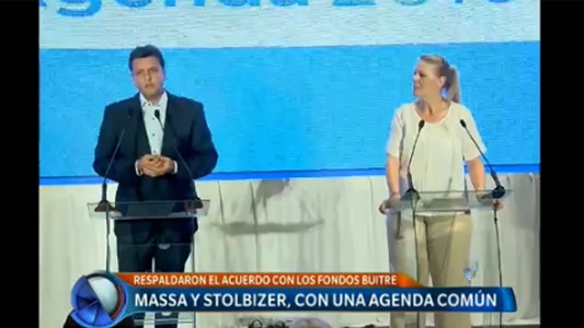 Massa y Stolbizer, con una agenda común