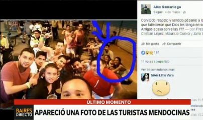 Apareció una foto de las turistas mendocinas que pone en duda la versión oficial