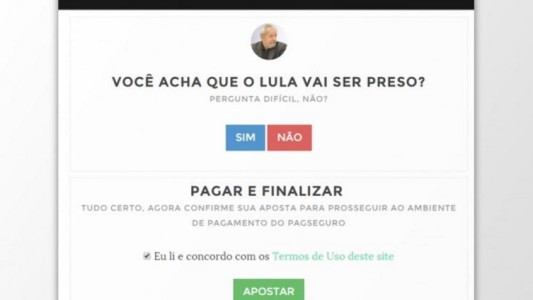 Las brasileños hacen apuestas por Internet sobre si Lula terminará en prisión