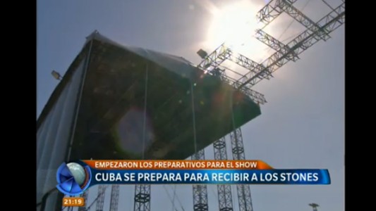 Cuba se prepara para recibir a los Stones