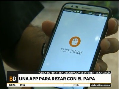 Una aplicación para rezar con el papa