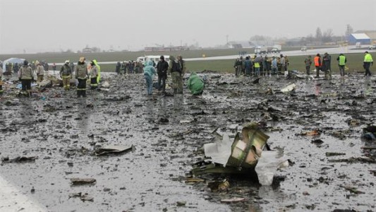 Se estrelló un avión en Rusia: murieron 62 personas