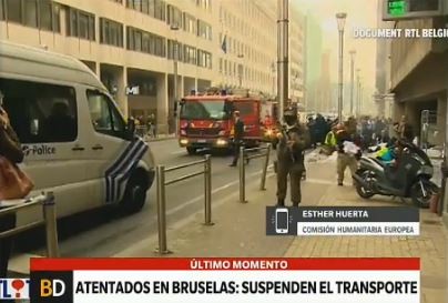 "Escuchamos la explosión y vimos gente herida saliendo del metro"