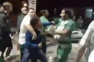 Video escándalo: así fue la pelea de Caruso Lombardi con hinchas de Sarmiento de Junín
