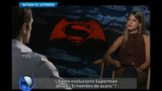 Telefe Noticias, a solas con Batman y Superman