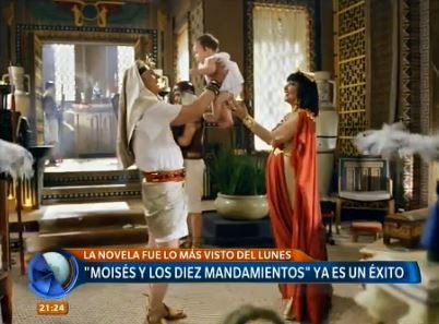 "Moisés y los diez mandamientos" ya es un éxito